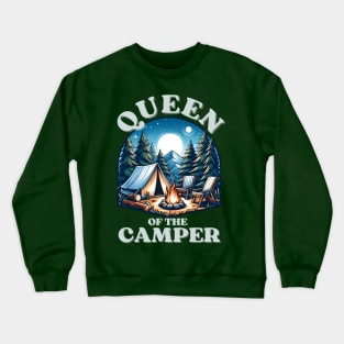 QUEEN OF THE CAMPER Crewneck Sweatshirt